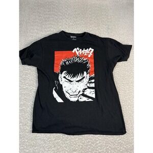 Berserk Shirt Mens Large Black Guts Manga Graphic Crunchyroll Anime Tee T-Shirt